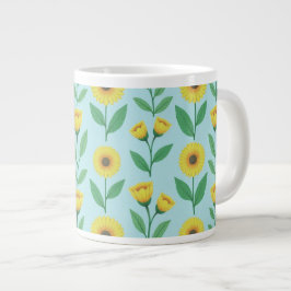 Whimsical Glee Bloom Jumbo Mugg