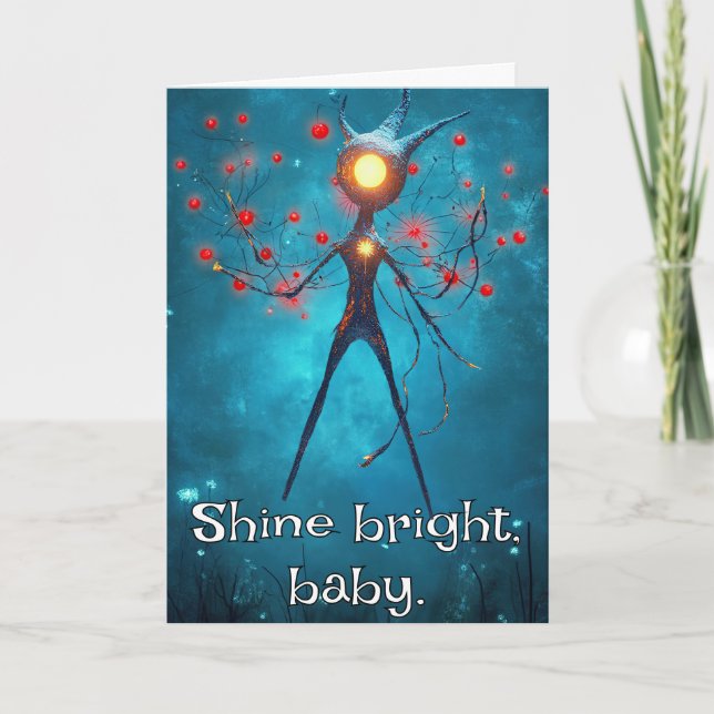 *~* Whimsical Glow Funny 31 Magic jul AP97 Tack Kort (Framsida)