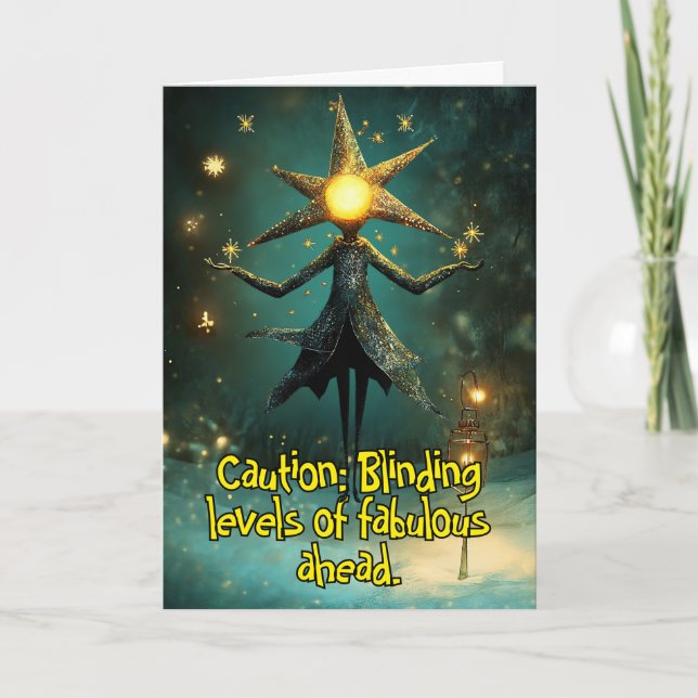 *~* Whimsical Glow Funny Magic 24-juls AP97 Tack Kort (Framsida)