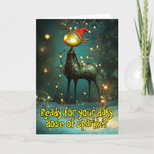 *~* Whimsical Glow Funny Magic 34-juls AP97 Tack Kort