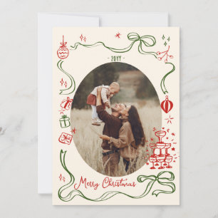 Whimsical God jul Helgdag Card Meddelande