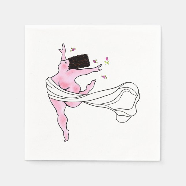 Whimsical Goddess Pappersservett (Framsidan)