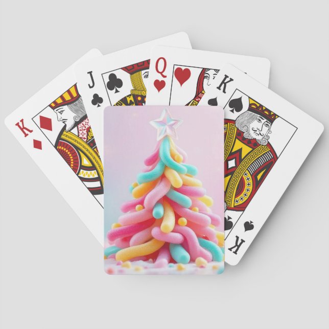 Whimsical godisgran casinokort (Baksidan)