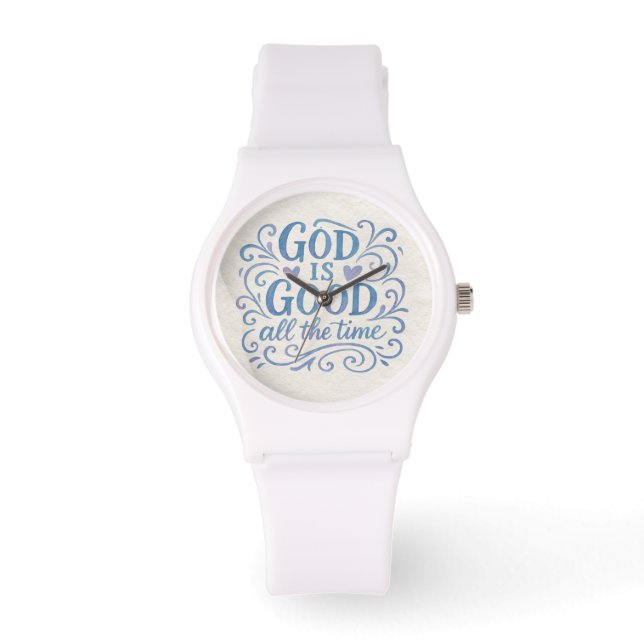 Whimsical Good is Good Typografi Armbandsur (Framsida)