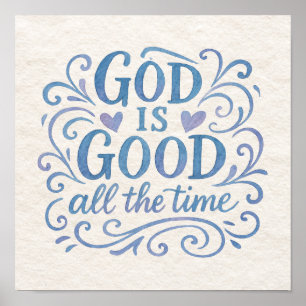 Whimsical Good is Good Typografi Poster