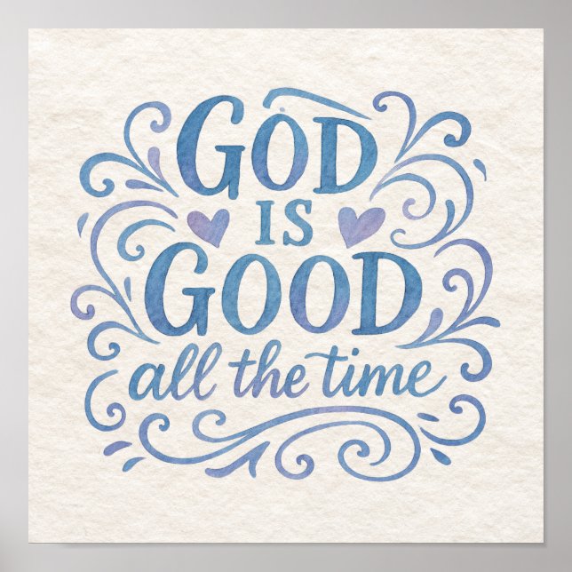 Whimsical Good is Good Typografi Poster (Framsidan)