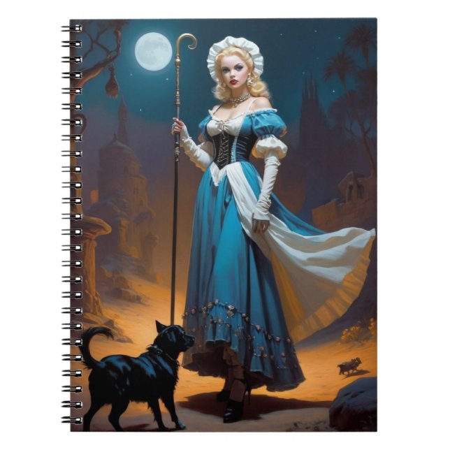 Whimsical Gothic Fantasy Princess Anteckningsbok (Framsidan)