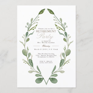 Whimsical Greenery Pension Party INBJUDAN
