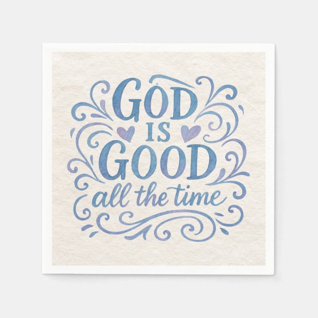 Whimsical Gud är God typografi Pappersservett (Framsidan)