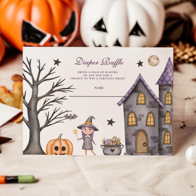 Whimsical Halloween Blöja-Raffle Tilläggskort (Skapare uppladdad)