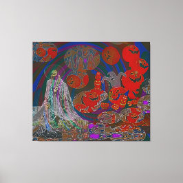 Whimsical Halloween Dreams Canvastryck