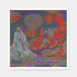 Whimsical Halloween Dreams Pappersservett