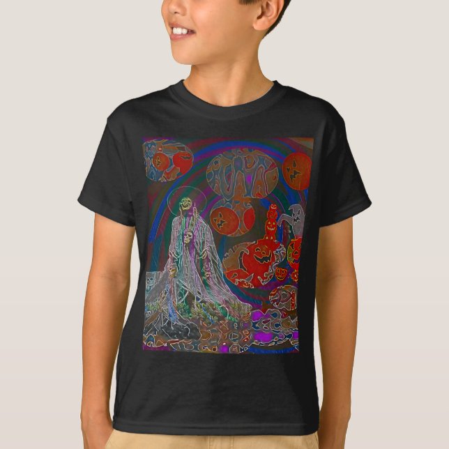 Whimsical Halloween Dreams T Shirt (Framsida)