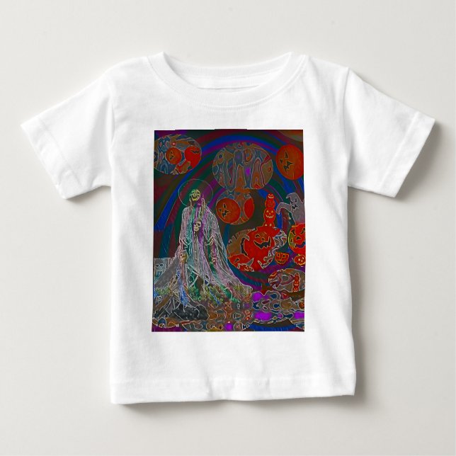 Whimsical Halloween Dreams T Shirt (Framsida)