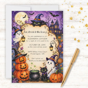 Whimsical Halloween-fest inbjudan