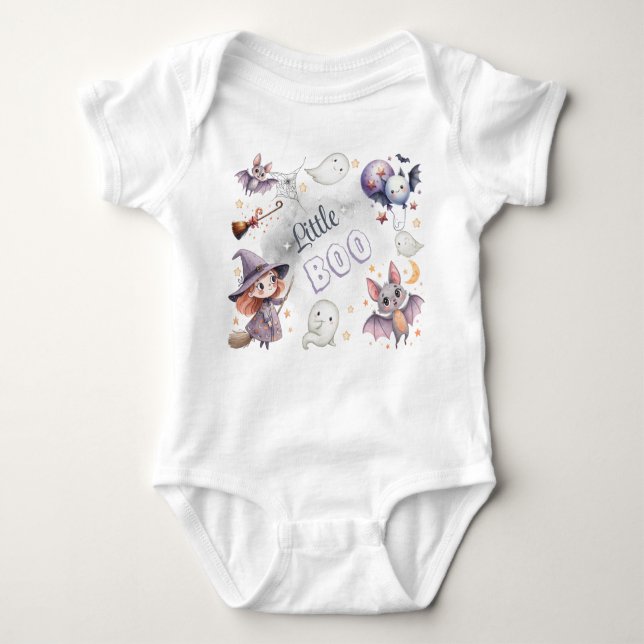 Whimsical Halloween Födelsedagsfest T-Shirt (Framsida)