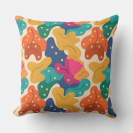 Whimsical Halloween Höst löv Sömlös Mönster Kudde