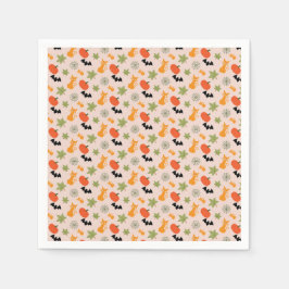 Whimsical Halloween Illustration Pappersservett