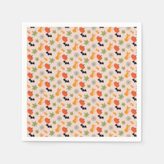 Whimsical Halloween Illustration Pappersservett