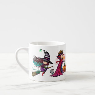 Whimsical Halloween-konst av Molly Harrison Espressomugg