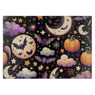 Whimsical Halloween Night Himmel Mönster