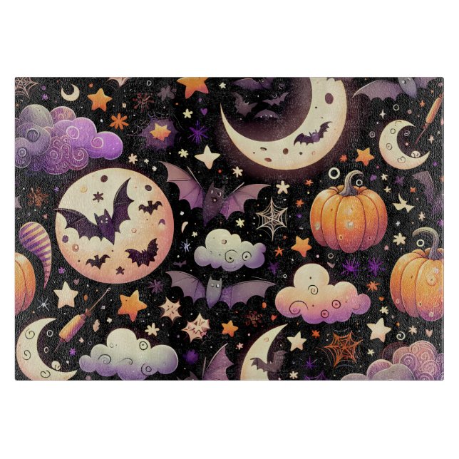Whimsical Halloween Night Himmel Mönster (Framsidan)