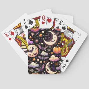 Whimsical Halloween Night Himmel Mönster Casinokort