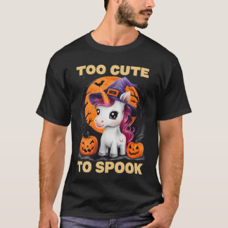 Whimsical Halloween Unicorn T Shirt