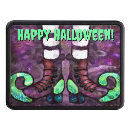 Whimsical Halloween Witch Boots Personlig Dragkroksskydd