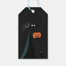 Whimsical Halloween Witch Gift Märkre - 3 Färg