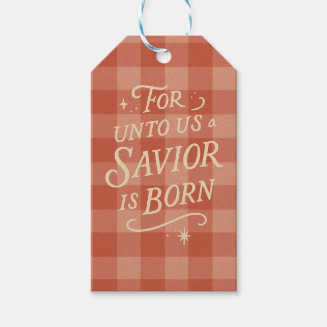 Whimsical Hand-Drawn Chalk-Stil-jul Presentetikett (Framsidan)