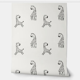 Whimsical Hand Drawn Giraffe Nursery