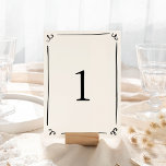 Whimsical Hand plockade Bordsnummer<br><div class="desc">Denna förtjusande utformning har hand plockade inslag och en viskös text.</div>