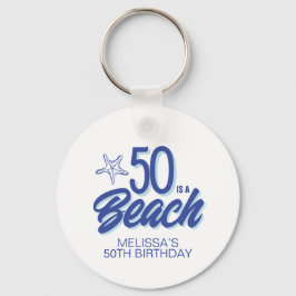 Whimsical Hand plockade Doodle, 50:e fågeldagen i Nyckelring