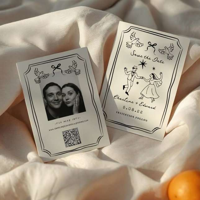 Whimsical Hand plockade Doodle Spara Datumet (Skapare uppladdad)