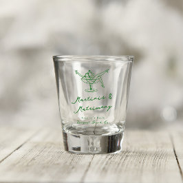 Whimsical Hand plockade Grönt Martinis & Matrimony