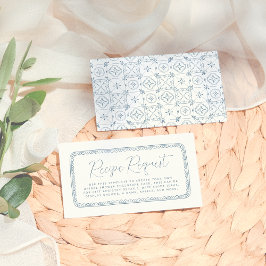 Whimsical Hand plockade Lemon | Blå Möhippa Tilläggskort