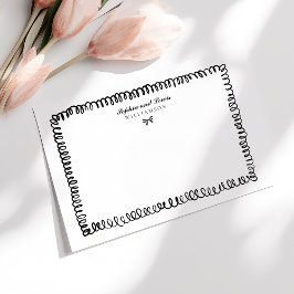 Whimsical Hand plockade par Stationery Anteckningskort