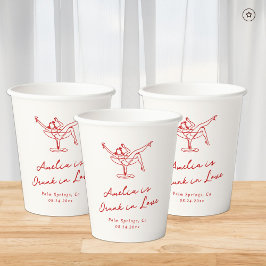 Whimsical Hand plockade Red Bachelorette