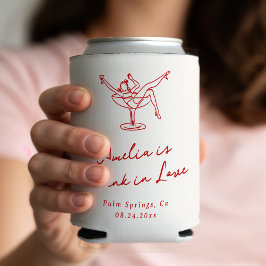Whimsical Hand plockade Red Bachelorette
