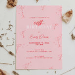 Whimsical Handdraw martini 40:e födelsedagen Party Inbjudningar<br><div class="desc">Det här viskartade födelsedagsfest inbjudan är perfekt för 40-årsdagen party med retro hand plockade klottrande gräns. Om du vill göra en mer avancerad anpassning av den här designen,  t.ex. ändra layout,  teckensnitt eller storlek text,  klickar du på knappen "CUSTOMIZE" ovan. Kontakta mig om du vill ha några frågor!</div>