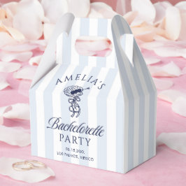 Whimsical Handritad Cocktail Sällskapsresa för Bru Presentaskar