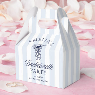 Whimsical Handritad Cocktail Sällskapsresa för Bru Presentaskar