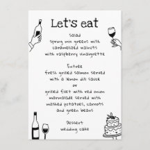 Whimsical Handritad Doodle Bröllop | Vin Modern