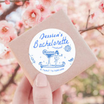 Whimsical Handritad Funky Strand Möhippa