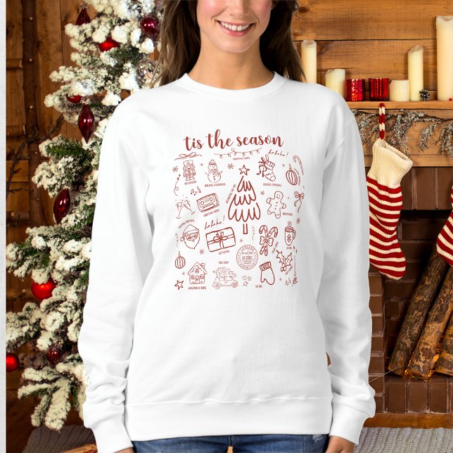 Whimsical Handritad Kritiskt Röd T Shirt (Skapare uppladdad)
