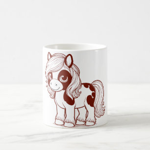 Whimsical Häst Mugg