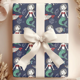 Whimsical Havsfrö & Havslevande Varelser Ocean Presentpapper