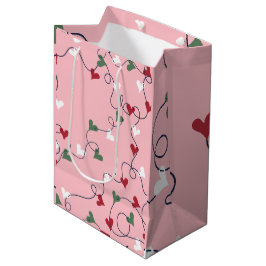 Whimsical Heart Garland Presenttaska