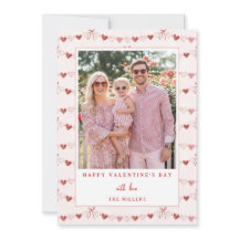 Whimsical Hearts Glad Alla Hjärtans Dag Foto Kort